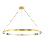Rosendale 1-Light Chandelier in Aged Brass 42L x 42W x 2.25H