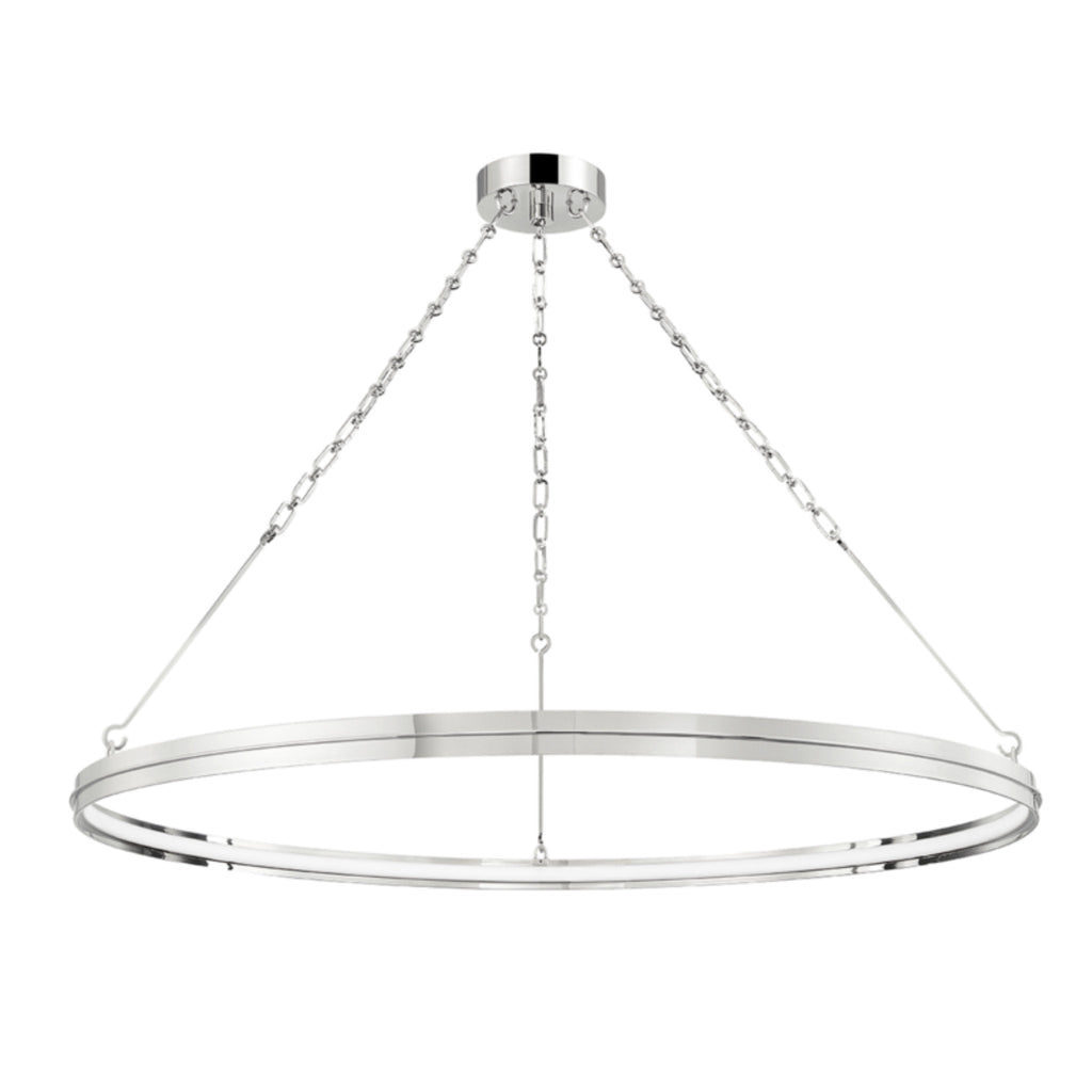 Rosendale 1-Light Chandelier in Polished Nickel 42L x 42W x 2.25H