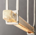 Audubon Crystal Single Bar Linear Chandelier 60"