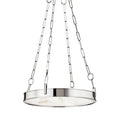 Kirby 1-Light Chandelier in Polished Nickel 20L x 20W x 3.5H
