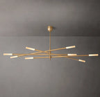 Rousseau 8-Light Mobile Etched Rod Chandelier