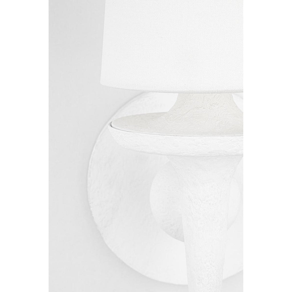 Torch 8-Light Chandelier in White Plaster 48L x 48W x 30.5H