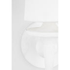 Torch 8-Light Chandelier in White Plaster 48L x 48W x 30.5H