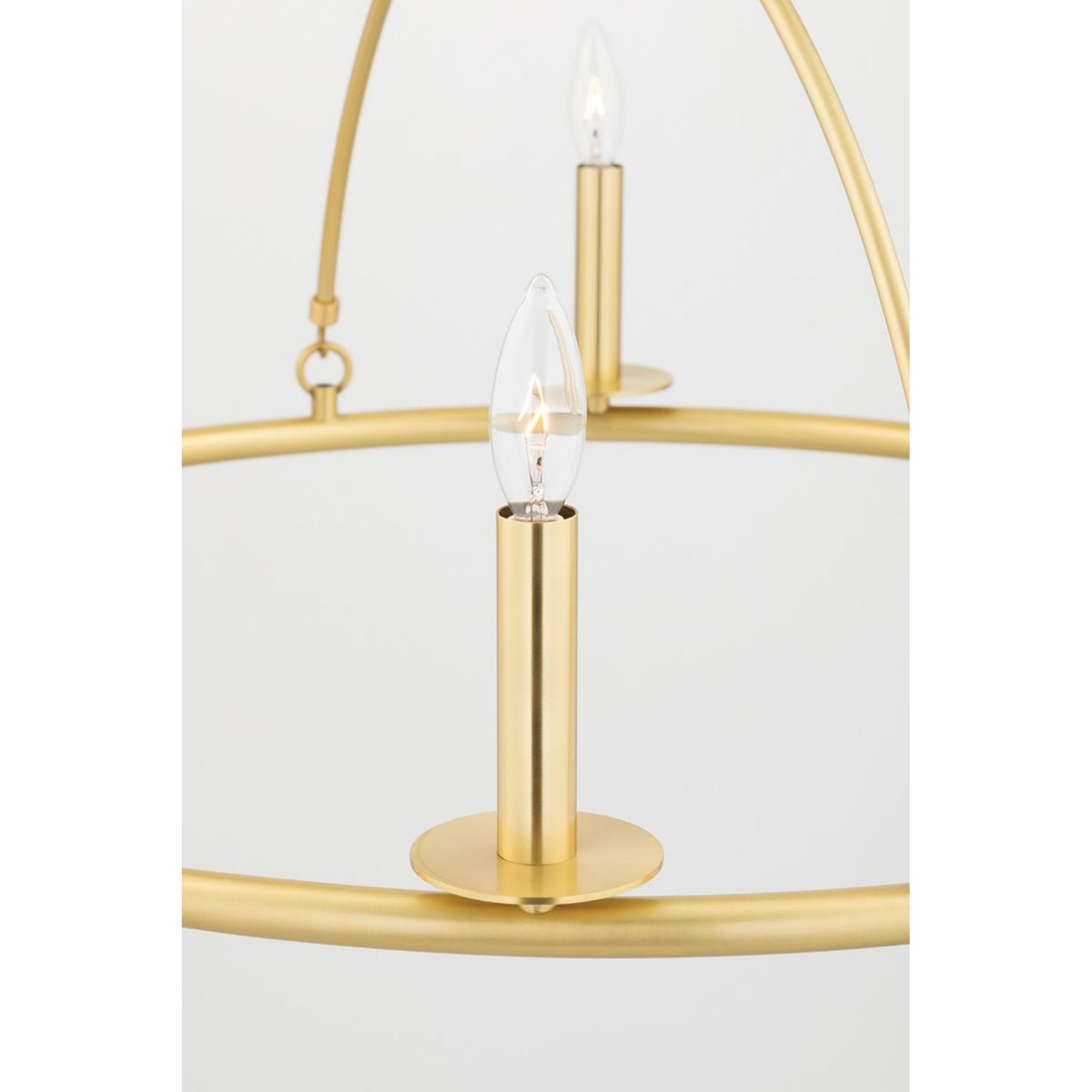 Howell 20-Light Chandelier in Aged Brass 47L x 47W x 42.25H