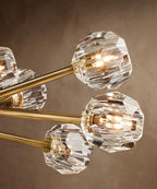 Boule De Cristal Clear Glass Round Chandelier 60"