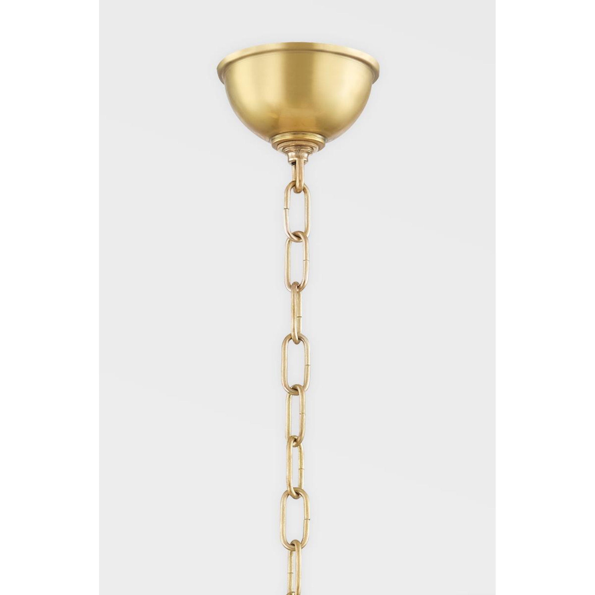 Ripley 6-Light Chandelier in Aged Brass 31.75L x 31.75W x 20.25H