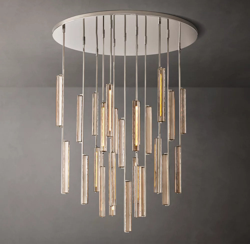 Audubon Crystal Round Chandelier 56"