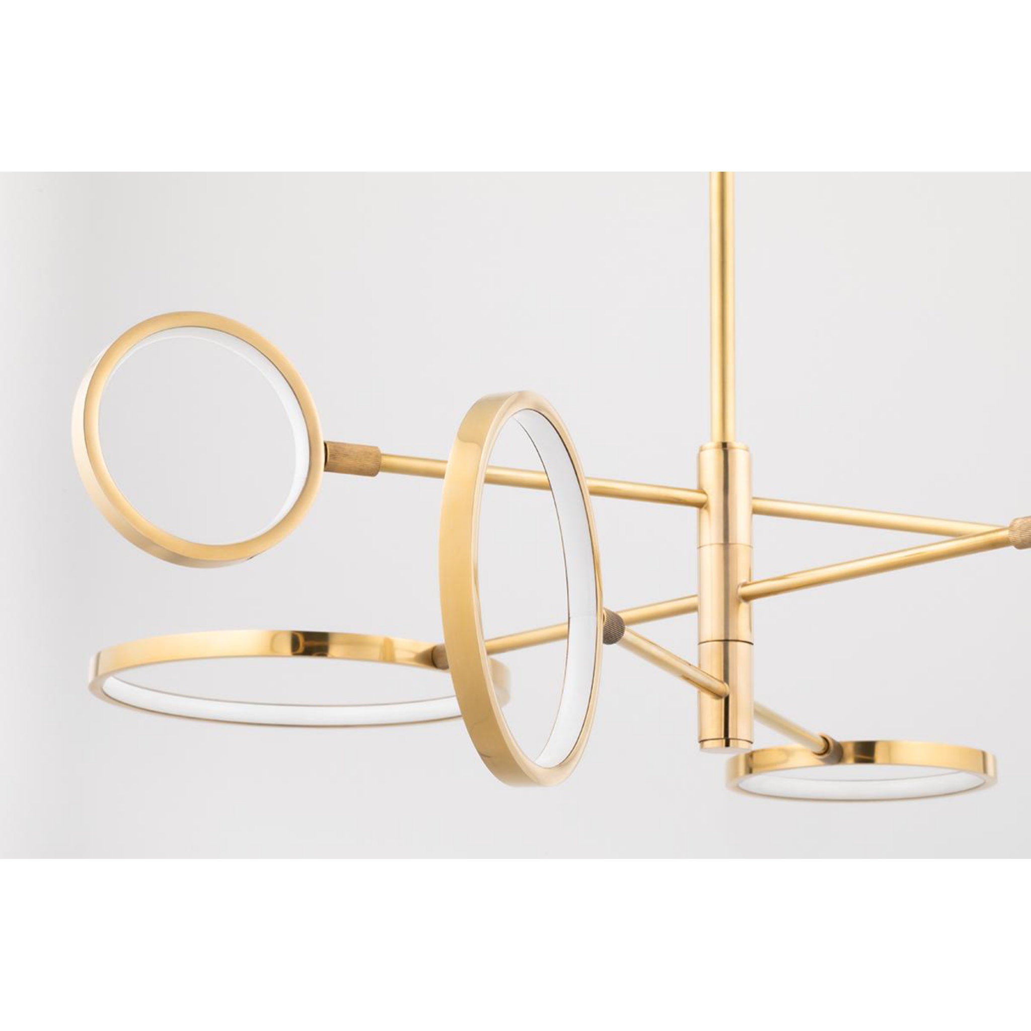 Saturn 0-Light Chandelier in Polished Nickel 44.5L x 44.5W x 13.25H