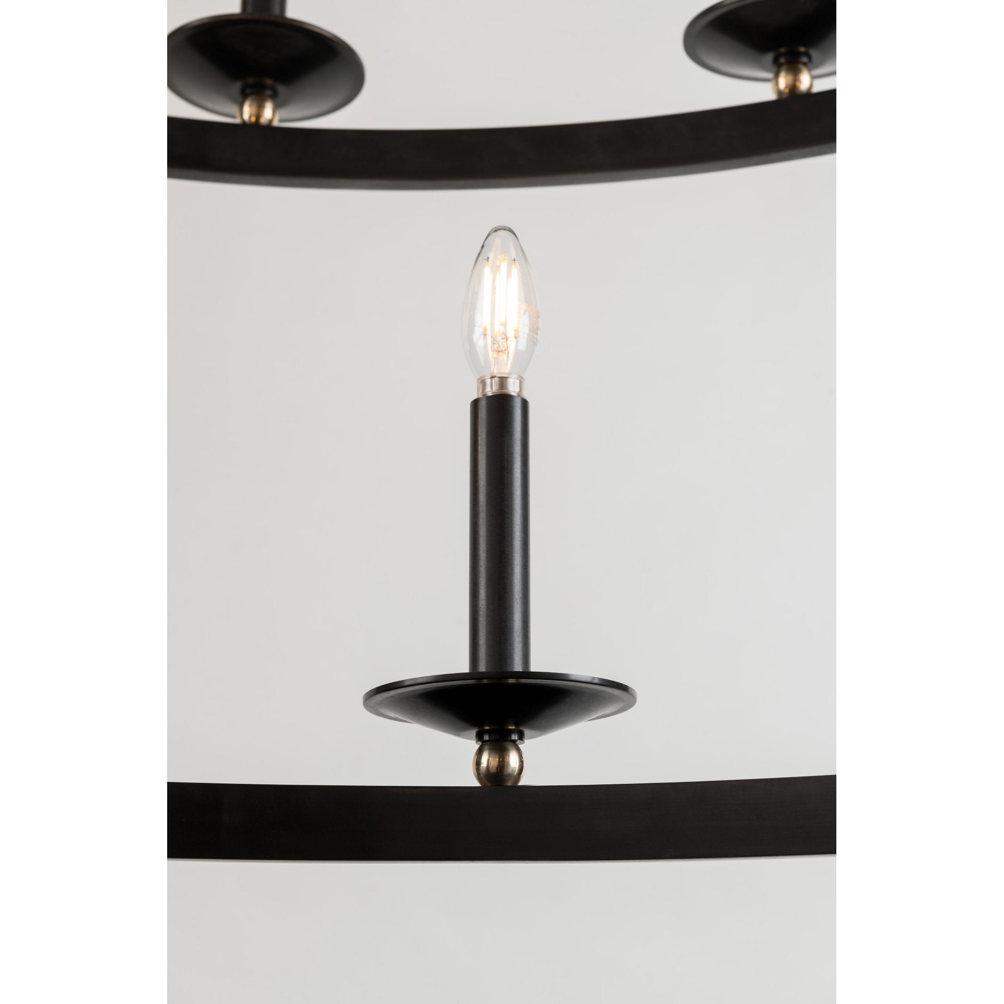 Allendale 20-Light Chandelier in Aged Brass 46.75L x 46.75W x 38H