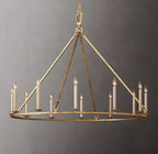 19th C. English Openwork Round Chandelier 50"