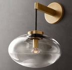 Cabrette Clear Glass Sconce