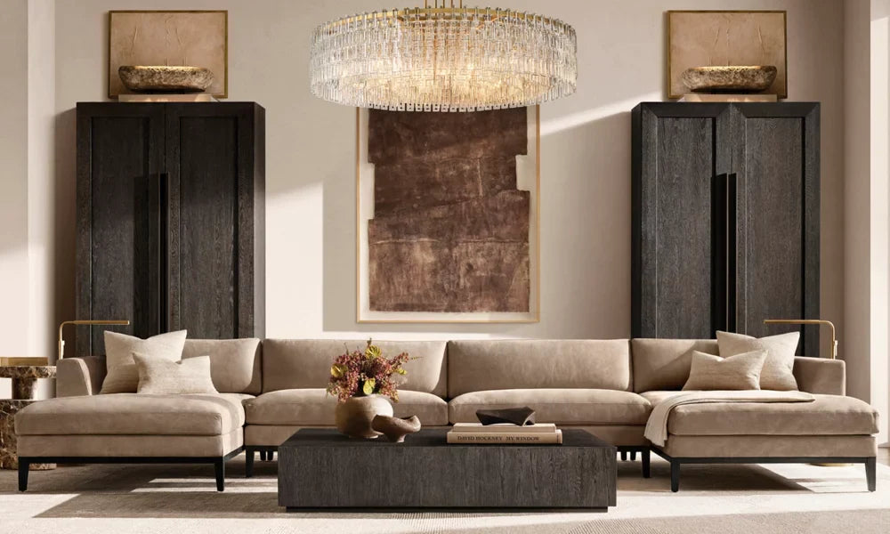 Marignan Round Chandelier 60"