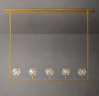 Boule De Cristal Clear Glass Linear Chandelier 60"