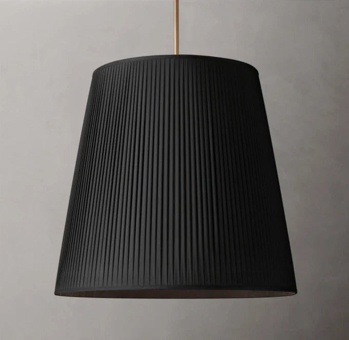 Reed?Pleated Barrel Pendant