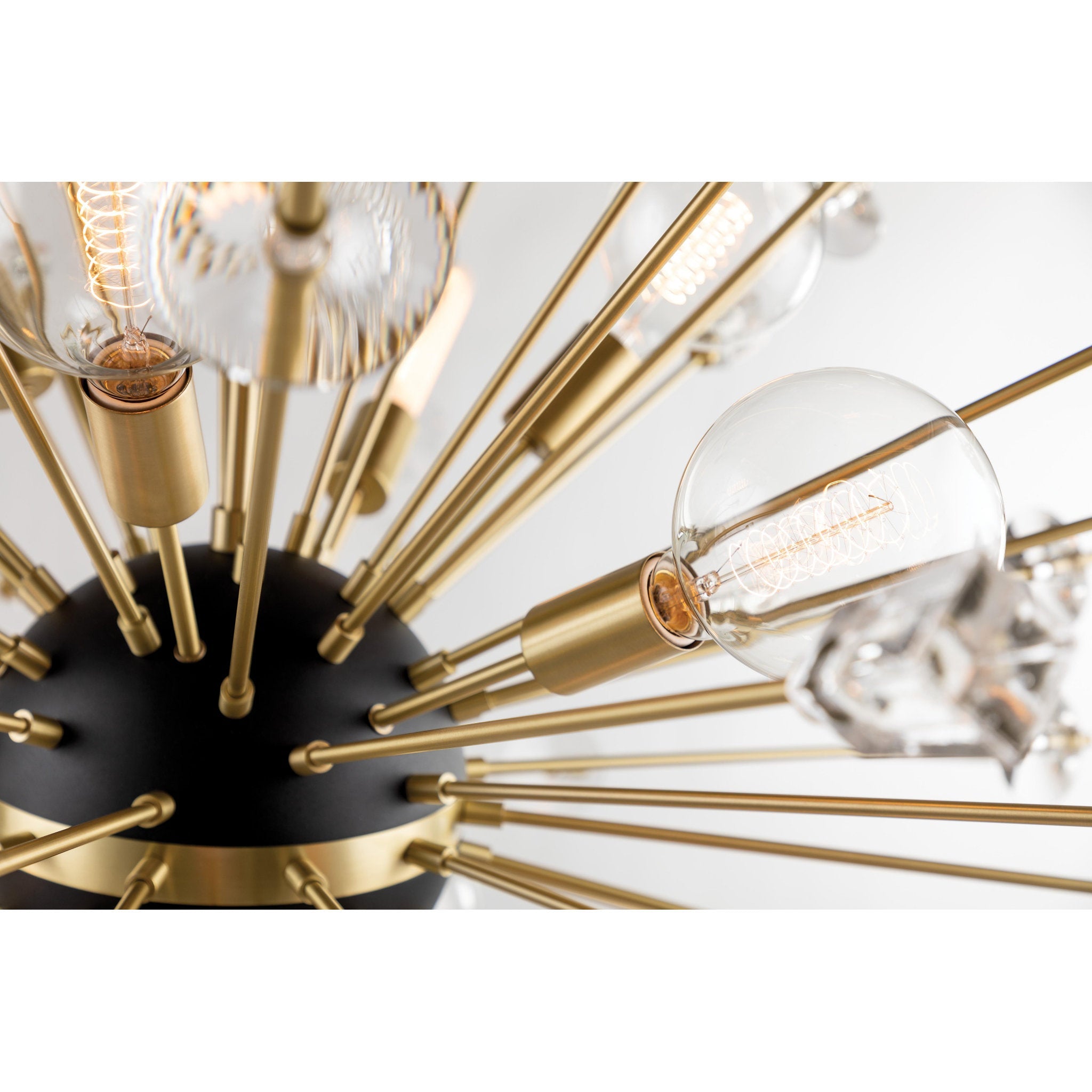 Liberty 6-Light Chandelier in Aged Brass 32L x 32W x 32H