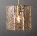 Lattice Smoke Glass Pendant