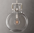Machinist Glass Globe Pendant