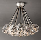Boule De Cristal Clear Glass Flushmount 24"
