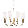 Mason 8-Light Chandelier in Aged Brass 26.5L x 26.5W x 22.5H