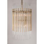 Wallis 10-Light Chandelier in Polished Nickel 20.75L x 20.75W x 30.75H
