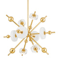 Maynard 8-Light Chandelier in Aged Brass 32L x 32W x 22.75H
