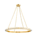 Wingate 1-Light Chandelier in Aged Brass 36L x 36W x 2H