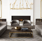 Torche De Verre Round Chandelier 58"