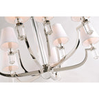 Dayton 9-Light Chandelier in Aged Brass 33L x 33W x 25.75H