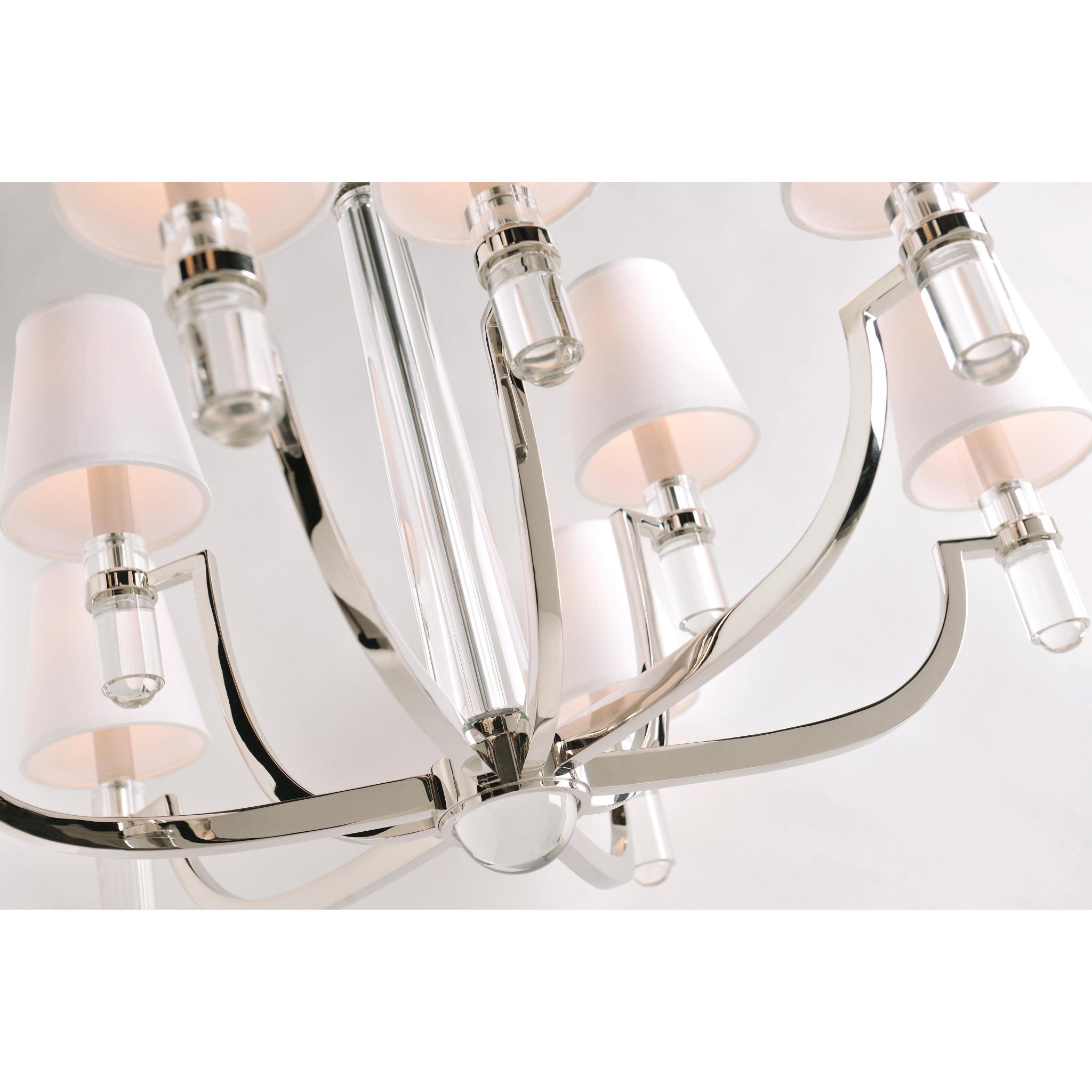 Dayton 9-Light Chandelier in Aged Brass 33L x 33W x 25.75H