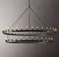 Camino Vintage Candelabra Two-Tier Chandelier 71"