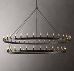 Camino Vintage Candelabra Two-Tier Chandelier 71"