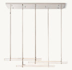 Audubon Crystal Triple Bar Linear Chandelier
