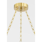 Rosendale 1-Light Chandelier in Aged Brass 42L x 42W x 2.25H