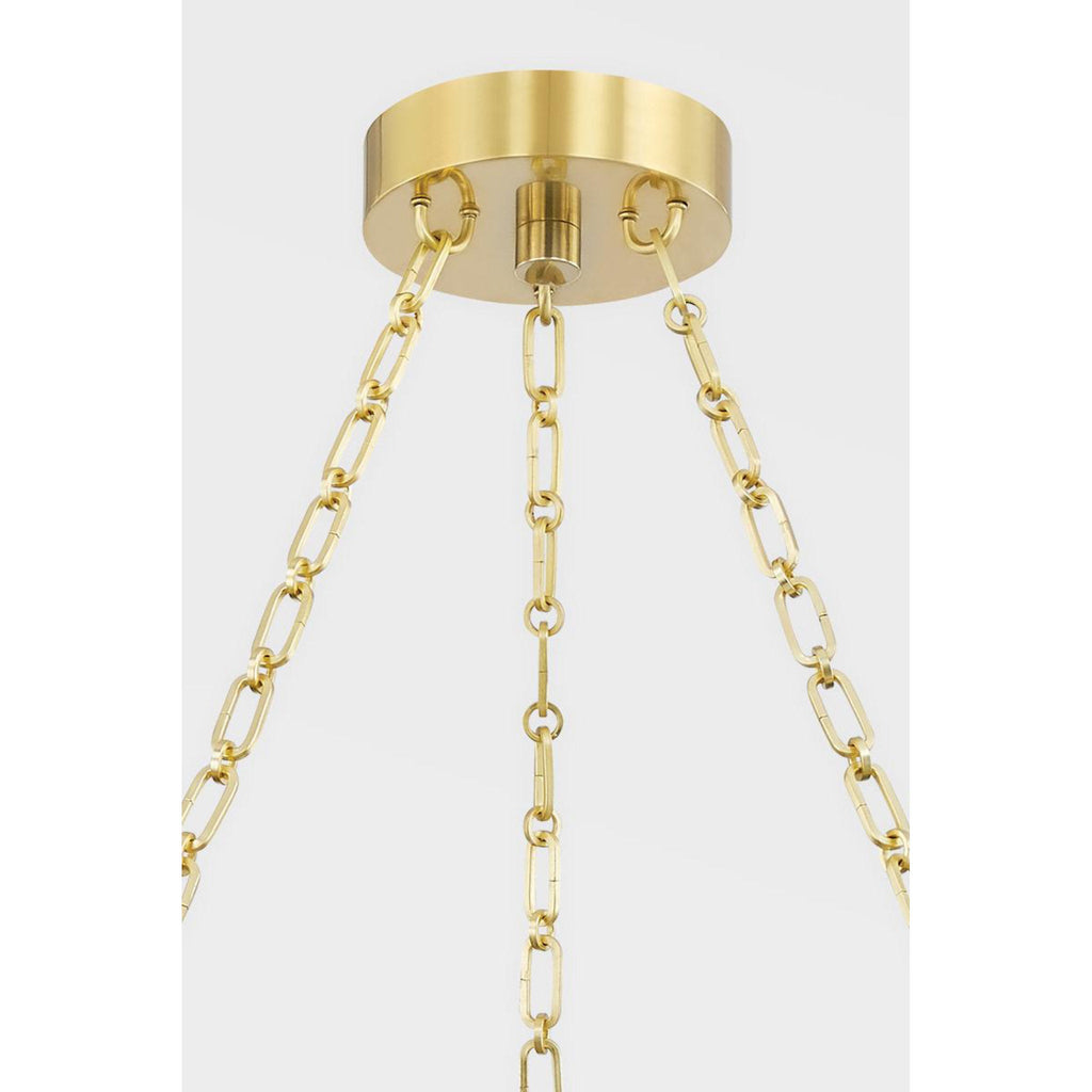 Rosendale 1-Light Chandelier in Polished Nickel 28L x 28W x 2.25H