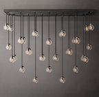 Pearl Rectangular Chandelier 72"