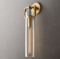 Machinist Glass Cylinder Sconce 16"