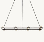 └clatant Rectangular Chandelier 54"
