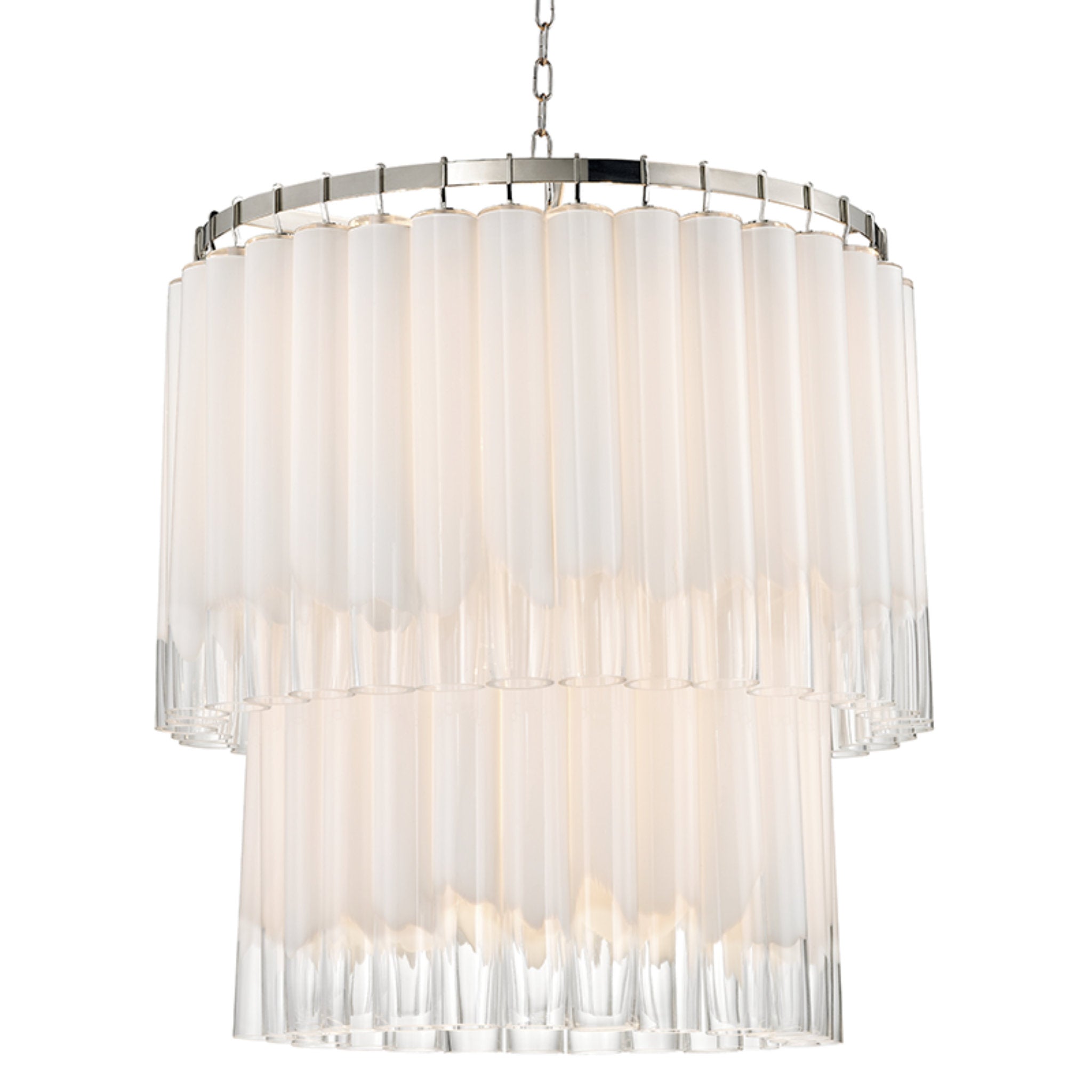 Tyrell 13-Light Chandelier in Polished Nickel 31L x 31W x 36.5H