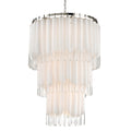 Tyrell 16-Light Chandelier in Polished Nickel 31L x 31W x 49H