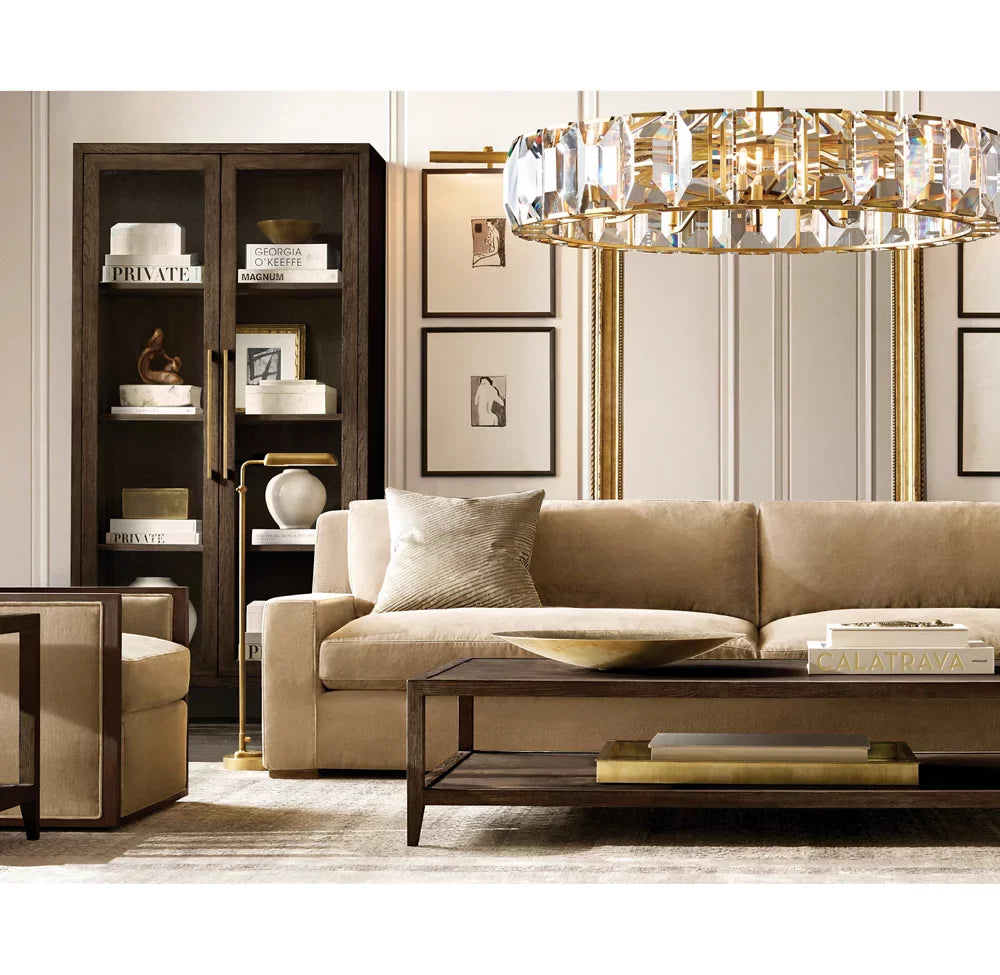 Harlow Crystal Round Chandelier 60"