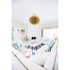 Pulse 20-Light Chandelier in Gold Leaf 45.5L x 45.5W x 44H