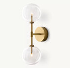 Glass Globe Linear Sconce