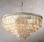 Vintage Odeon Circular Chandelier 44"