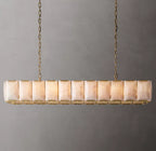 Harlow Calcite Rectangular Chandelier 74"