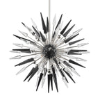 Sparta 12-Light Chandelier in Polished Nickel 32L x 32W x 32H