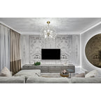 Dunkirk 10-Light Chandelier in Aged Brass 30L x 30W x 29H