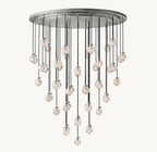 Pearl Round Chandelier 60"