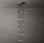 Pearl Rectangular Chandelier 54"