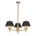 Cheshire 9-Light Chandelier in Aged Brass 36L x 36W x 19H