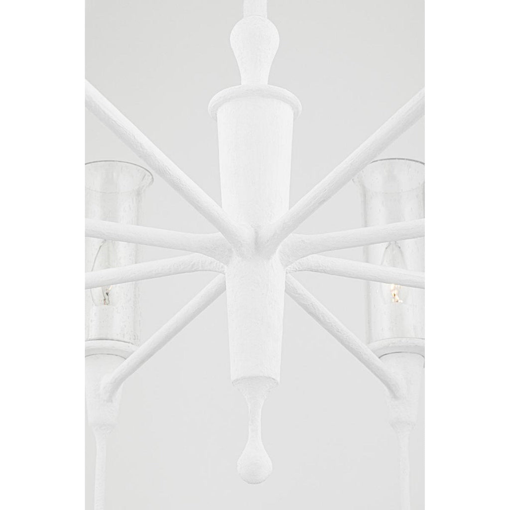 Chisel 16-Light Chandelier in Black Iron 41.25L x 41.25W x 28H
